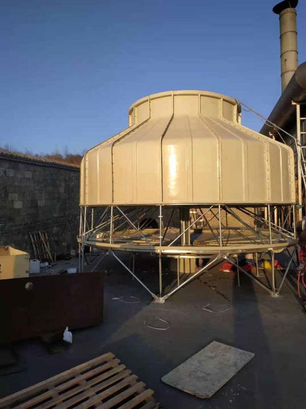 貴州地區(qū)500t冷卻塔安裝案列