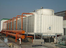 方形橫流式玻璃鋼冷卻塔 方形橫流式玻璃鋼冷卻塔