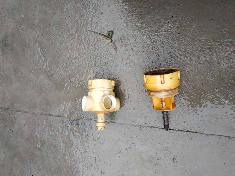 內(nèi)江隆昌GL-150T冷卻塔安裝現(xiàn)場，50T,60T冷卻塔填料更換維修現(xiàn)場