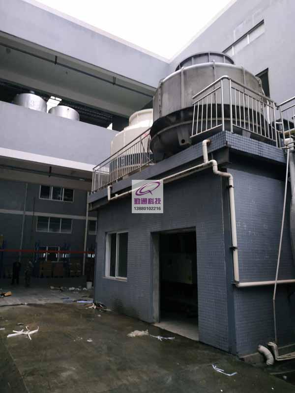 簡(jiǎn)陽(yáng)GL-200T冷卻塔，100T舊塔維修現(xiàn)場(chǎng)